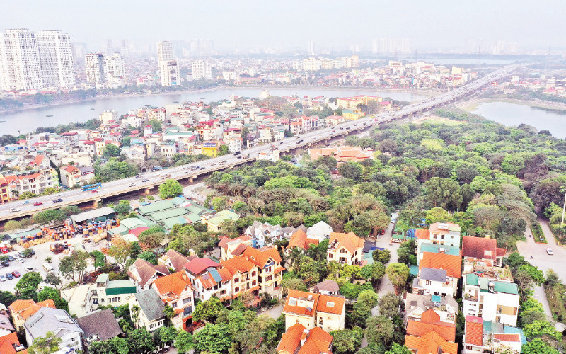 Hà Nội là đô thị đặc biệt, có tốc độ đô thị hóa nhanh, cho nên cần cơ chế phù hợp để phát huy hơn nữa các nguồn lực. Trong ảnh: Một góc khu vực phía nam thành phố. Ảnh: DUY LINH