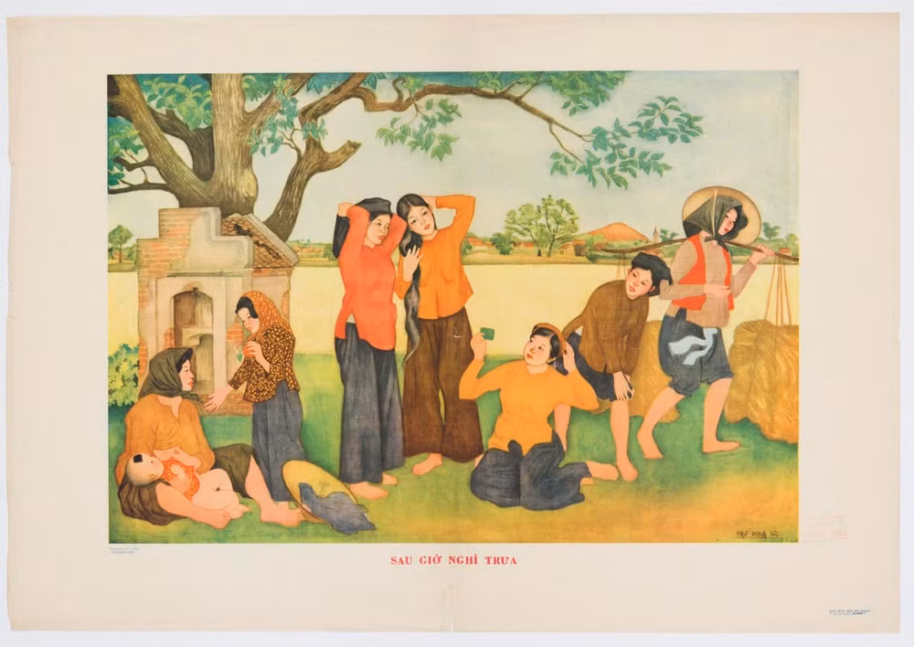 Ngắm bộ tranh áp phích nghệ thuật Việt Nam ở Thư viện New South Wales -0