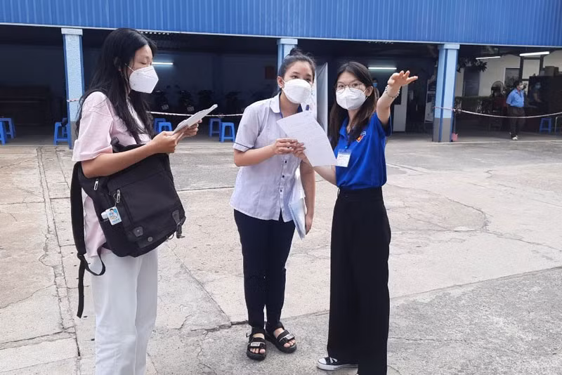 Thí sinh tham gia kỳ thi đánh giá năng lực đợt 1 năm 2022.
