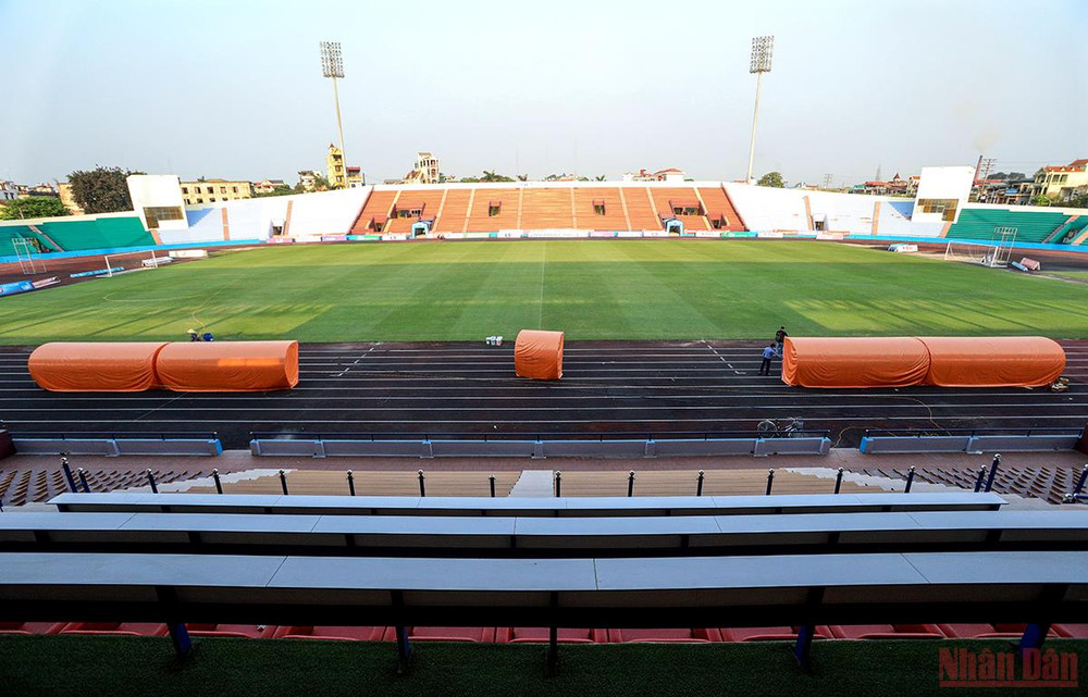 Khu vực VIP tại khán đài A đã được hoàn thiện. “Chảo lửa” Việt Trì sẵn sàng cho SEA Games 31 -0