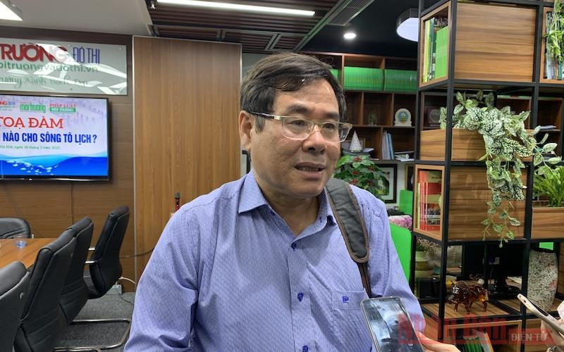 GS,TS Dương Thanh Lượng trả lời phỏng vấn báo chí sau tọa đàm. toa_dam_song_to_lich_duong_thanh-1616060320050.jpg