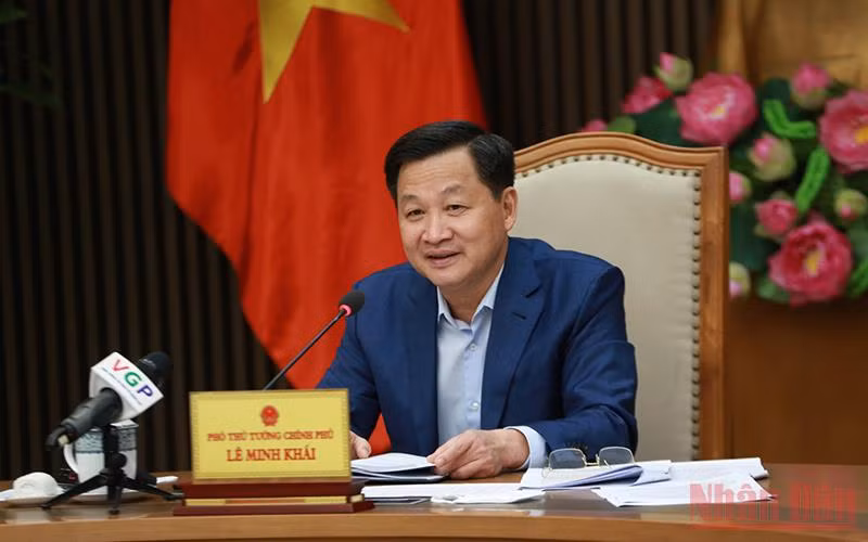 Phó Thủ tướng Lê Minh Khái. (Ảnh: Quang Thương)