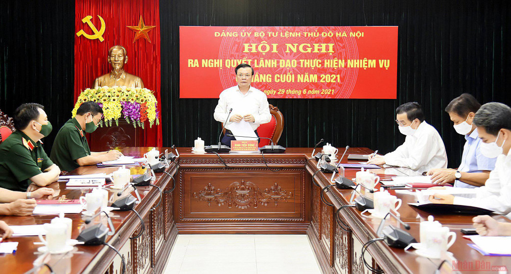 Quang cảnh hội nghị chiều 29/6.