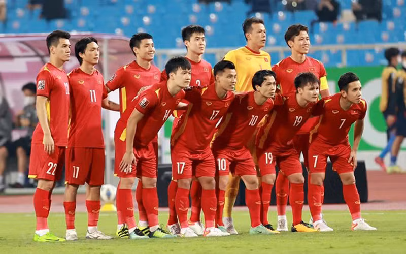 Đội tuyển Việt Nam (Ảnh: TTXVN)