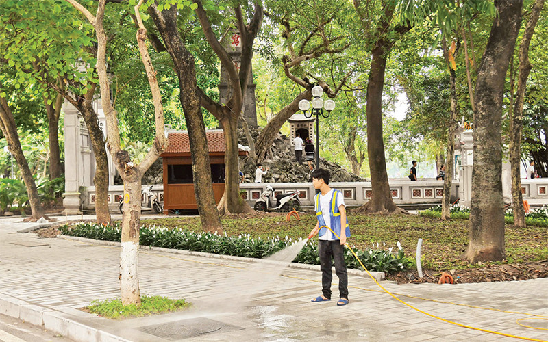 Khẩn trương hoàn thành dự án cải tạo, chỉnh trang hạ tầng hồ Hoàn Kiếm