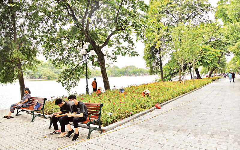 Khẩn trương hoàn thành dự án cải tạo, chỉnh trang hạ tầng hồ Hoàn Kiếm ảnh 1 Khẩn trương hoàn thành dự án cải tạo, chỉnh trang hạ tầng hồ Hoàn Kiếm -0