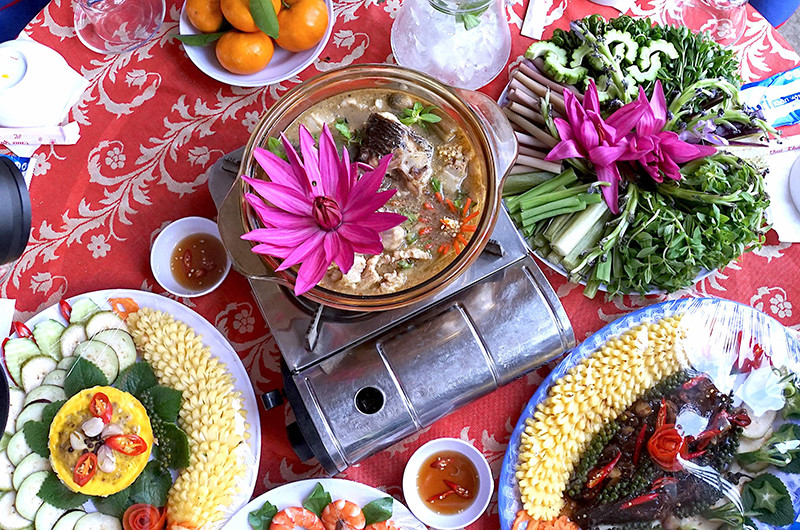 Món ngon bình dị được chế biến từ Mắm ở hội thi tại U Minh. Hấp dẫn “lẩu mắm” U Minh -0