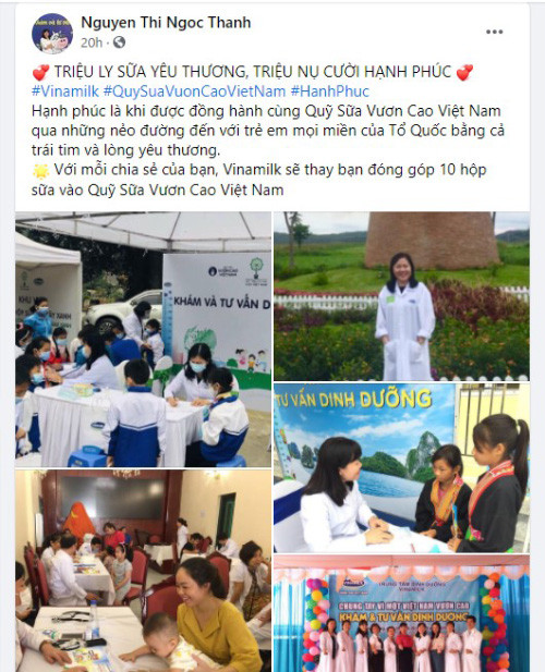 (Ảnh: Vinamilk) Vinamilk phát động chiến dịch “Triệu ly sữa yêu thương, triệu nụ cười hạnh phúc” -0