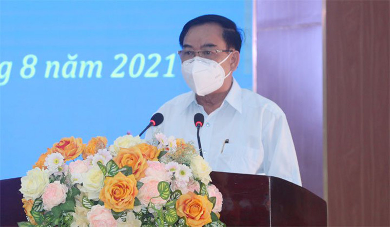 Đồng chí Trần Ngọc Tam, Chủ tịch UBND tỉnh Bến Tre, Chỉ huy trưởng Sở Chỉ huy phòng, chống dịch Covid-19 tỉnh Bến Tre. Bến Tre thành lập Sở Chỉ huy phòng, chống dịch Covid-19 -0