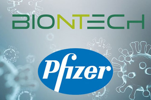Tập đoàn dược phẩm đa quốc gia của Mỹ Pfizer và công ty công nghệ sinh học Đức BioNTech cùng phát triển một loại vaccine Covid-19. Những ứng cử viên dẫn đầu “cuộc đua” vaccine Covid-19 -0