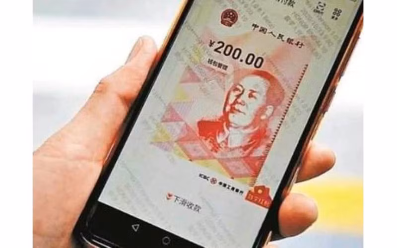 Bao lì xì Nhân dân tệ “kỹ thuật số”. (Ảnh: baidu.com)