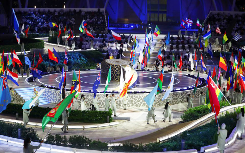 Lễ khai mạc EXPO 2020 Dubai. (Ảnh: REUTERS) Expo 2020 Dubai: Diễn đàn lớn để quảng bá hình ảnh Việt Nam tới thế giới -0