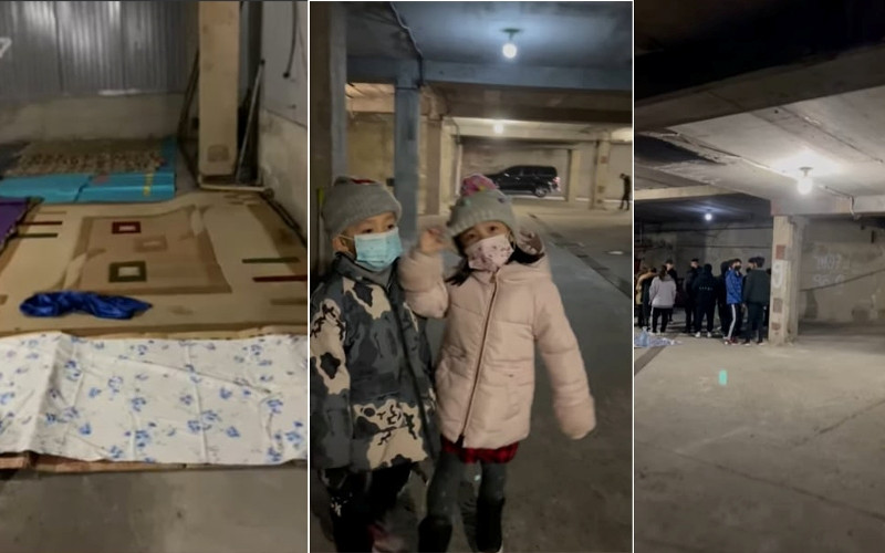 Người Việt tại Odessa xuống hầm trú ẩn. (Ảnh ông Trình cung cấp). Người Việt Nam tại Ukraine tạm thời ổn định -0