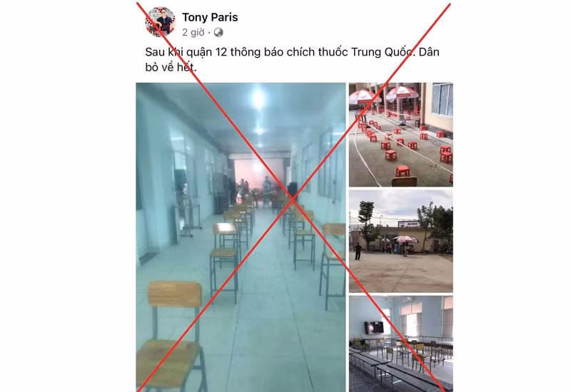 Ảnh chụp màn hình Facebook.