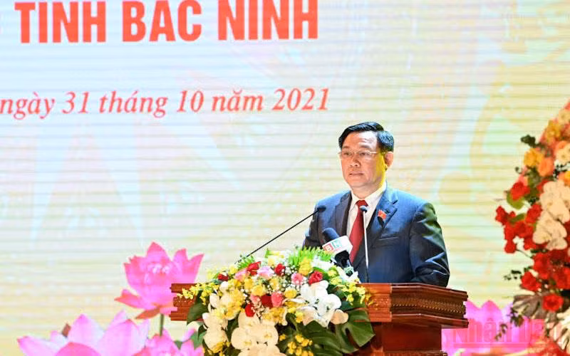 Lễ kỷ niệm 100 năm ngày sinh đồng chí Lê Quang Đạo và lễ công bố nghị quyết thành lập thành phố Từ Sơn -0