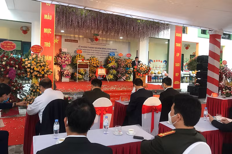 Lễ khánh thành Trường mầm non Tô Quyền. 