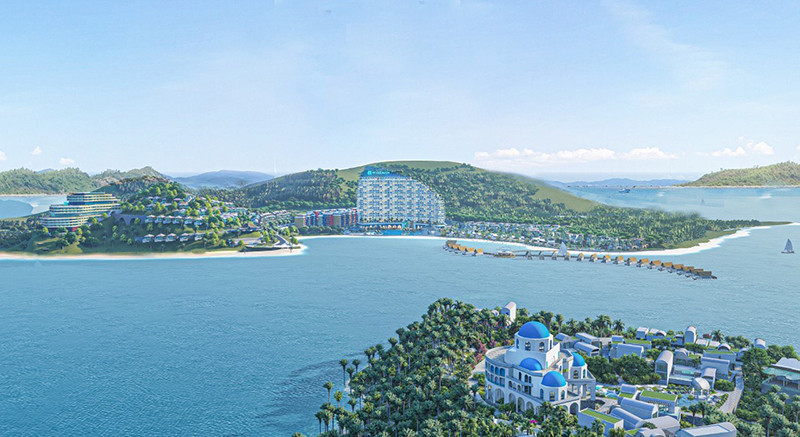 Phối cảnh hai dự án bất động sản nghỉ dưỡng 5-6 sao tại vịnh Xuân Đài, thị xã Sông Cầu (Phú Yên). Phú Yên khởi động hai dự án bất động sản nghỉ dưỡng 2.200 tỷ -0