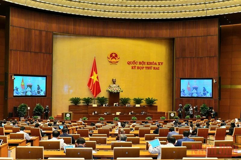 Quang cảnh phiên thảo luận trực tuyến của Quốc hội chiều 27/10. (Ảnh: LINH NGUYÊN) Xây dựng và hoàn thiện bảo hiểm y tế để chăm sóc, bảo vệ sức khỏe nhân dân -0