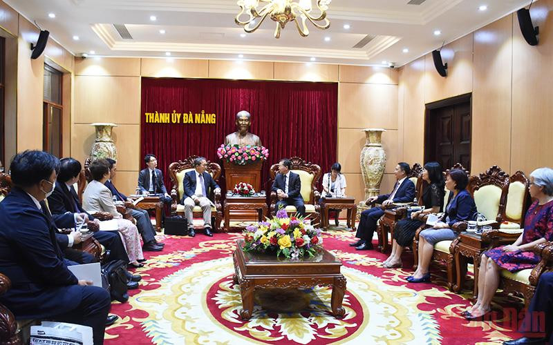 Quang cảnh buổi tiếp. Các doanh nghiệp Nhật Bản mong muốn mở rộng hợp tác, đầu tư tại Đà Nẵng -0