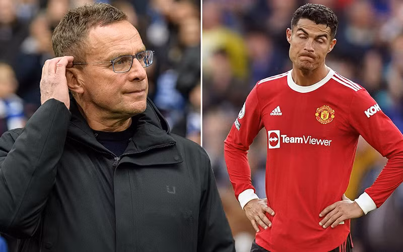 Tương lai Ronaldo là một dấu hỏi khi Rangnick tiếp quản MU. 