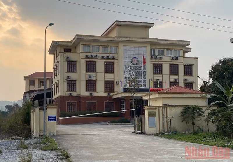 Trụ sở Cục Quản lý thị trường tại Ninh Bình nơi ông Trần Duy Tuấn làm việc trước khi bị khởi tố.