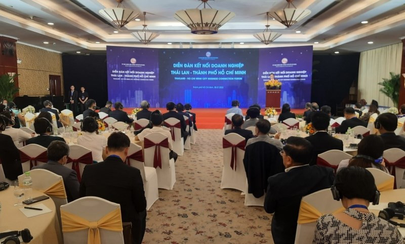 Quang cảnh “Diễn đàn kết nối doanh nghiệp Thái Lan-Thành phố Hồ Chí Minh”. 