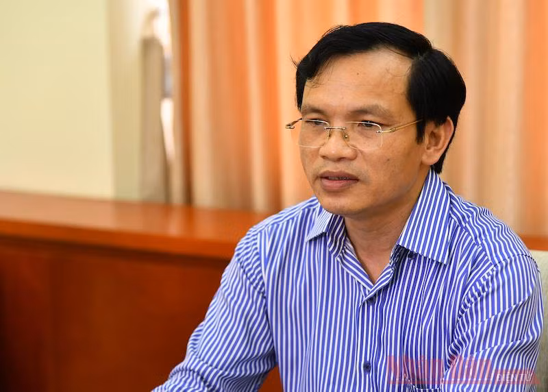 Cục trưởng Cục Quản lý chất lượng, Bộ GD-ĐT Mai Văn Trinh (Ảnh: THUỶ NGUYÊN)