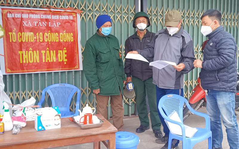 Hoạt động của Tổ Covid cộng đồng ở Thái Bình đang phát huy hiệu quả trong phòng, chống dịch.