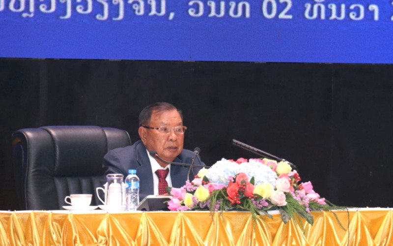 Tổng Bí thư, Chủ tịch nước Lào Bounnhang Vorachit khẳng định, diện mạo của đất nước đã thay đổi nhanh chóng, người dân ngày càng ấm no, hạnh phúc.