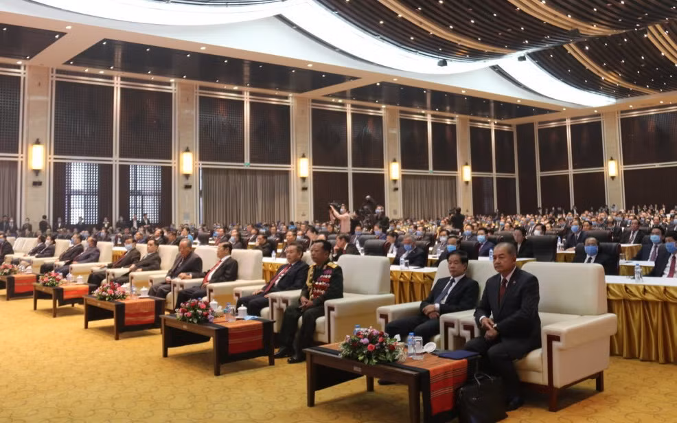 Mít-tinh kỷ niệm 45 năm Quốc khánh nước CHDCND Lào -0