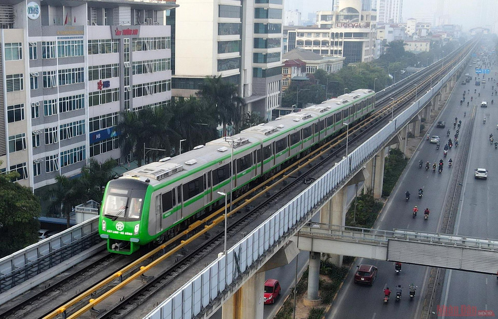 Ngày đầu tiên chạy thử tàu đường sắt Cát Linh – Hà Đông -0