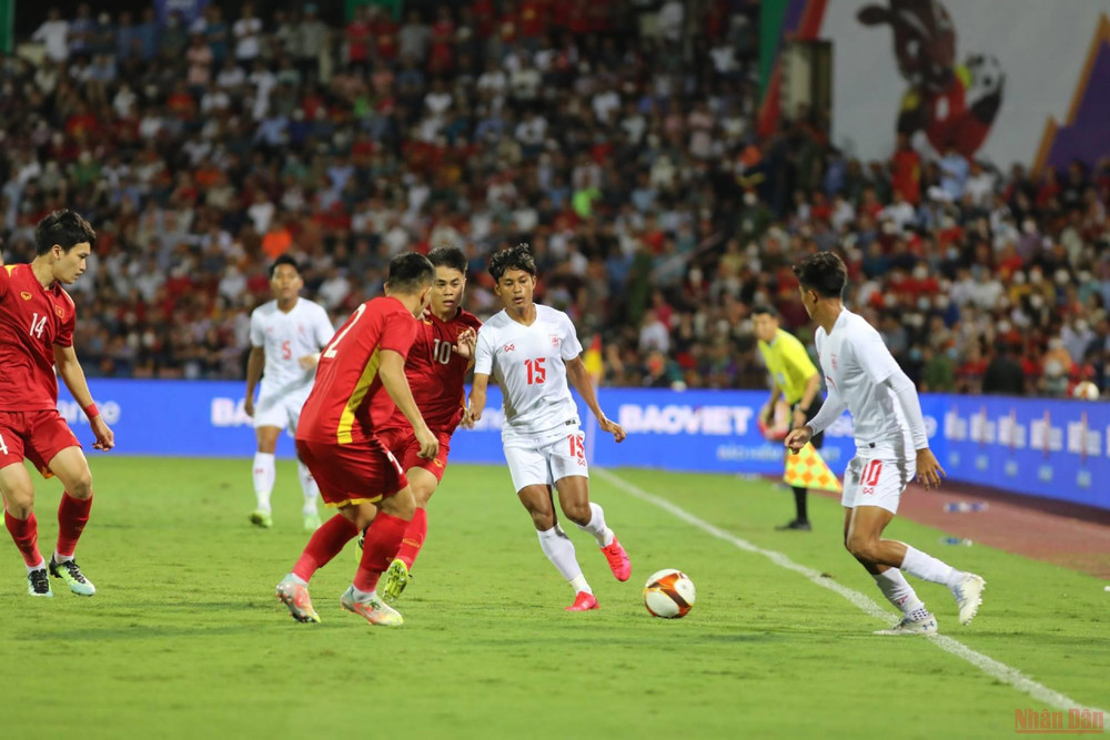 (Ảnh: Khiếu Minh) (Hiệp 1) U23 Việt Nam 0 - 0 U23 Myanmar: Đội hình củng cố sức mạnh -0