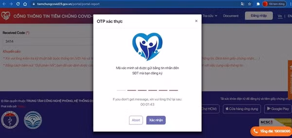 Tự cập nhật các mũi tiêm vaccine Covid-19 lên Cổng thông tin tiêm chủng quốc gia như thế nào? -0