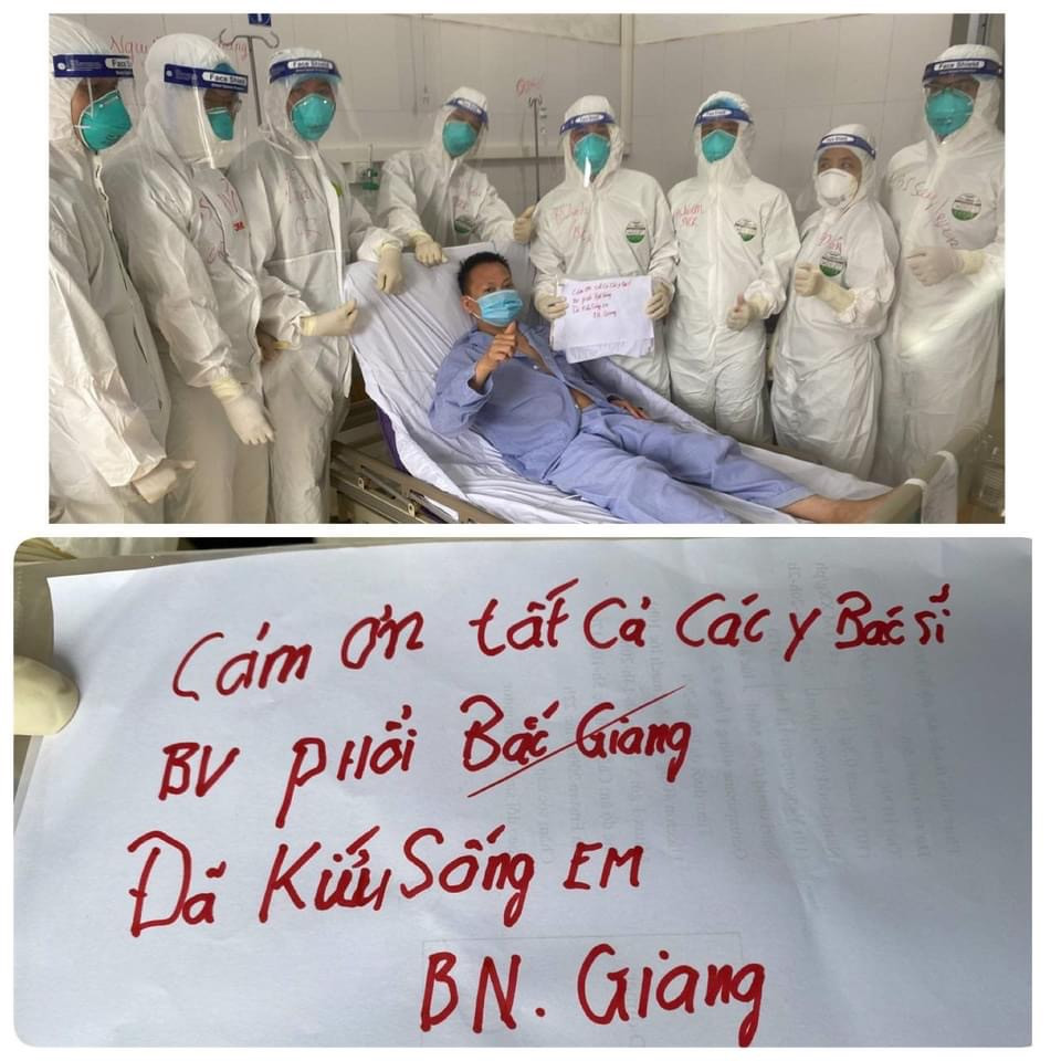 Ca Covid-19 thở máy đầu tiên tại Bắc Giang hồi sinh kỳ tích ảnh 1 Ca thở máy đầu tiên tại Bắc Giang hồi sinh kỳ tích -0
