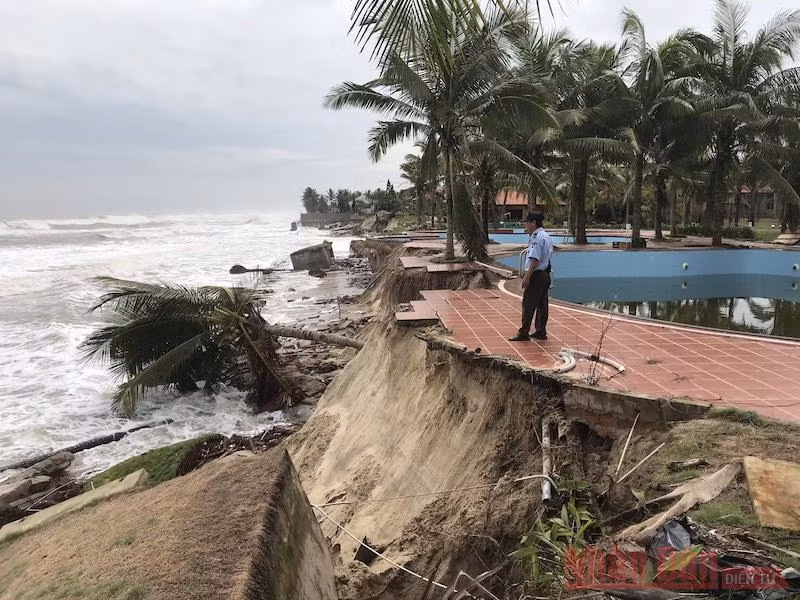 Dồn sức giữ bờ biển Cửa Đại -0