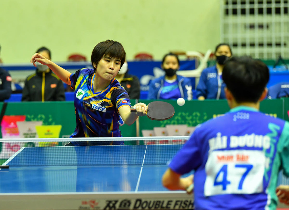 Với phong độ thi đấu đang lên cao, Diệu Khánh nhanh chóng vượt qua Ngọc Lan với tỷ số 3-0, trong đó tỷ số các ván đấu lần lượt là: 11-9, 11-7, 11-5. Hải Dương bảo vệ thành công ngôi vô địch đồng đội nam sau trận chung kết kéo dài hơn 4 giờ thi đấu -0