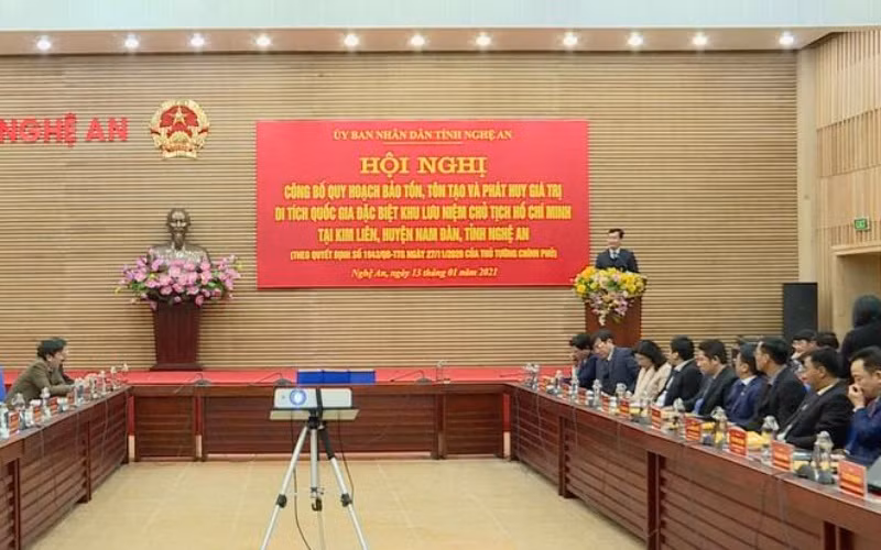 Công bố Quy hoạch bảo tồn, tôn tạo và phát huy giá trị Di tích Quốc gia đặc biệt Khu lưu niệm Chủ tịch Hồ Chí Minh -0