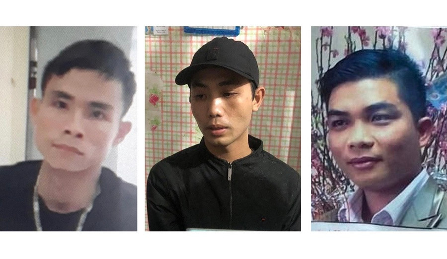 Các đối tượng thực hiện vụ cướp.