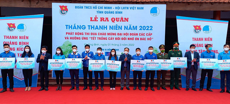 Tuổi trẻ Quảng Bình nhận những công trình, phần việc trong Tháng Thanh niên. Quảng Bình chú trọng giải quyết việc làm, tạo vốn vay cho thanh niên lập nghiệp -0
