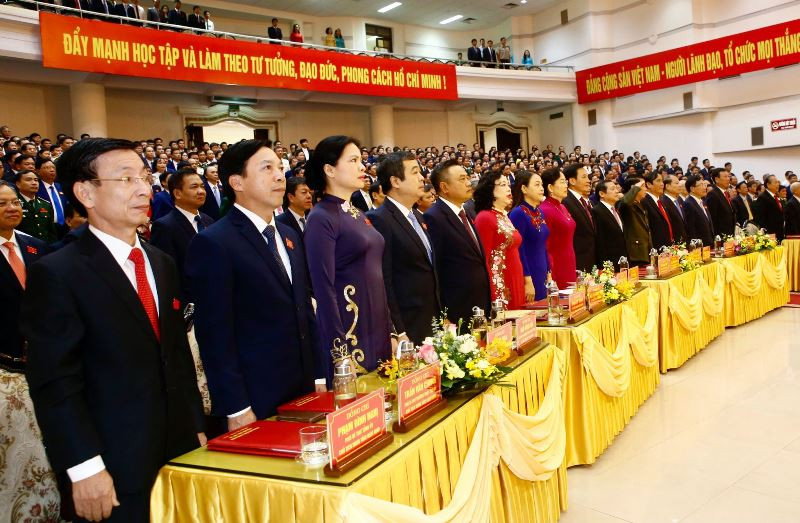 Các đại biểu dự Đại hội Đảng bộ tỉnh Nam Định lần thứ 20, nhiệm kỳ 2020 - 2025. Đại hội Đảng bộ tỉnh Nam Định lần thứ 20 -0