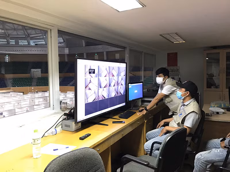 Bệnh viện dã chiến tại Cung thể thao Tiên Sơn sẵn sàng hoạt động -0