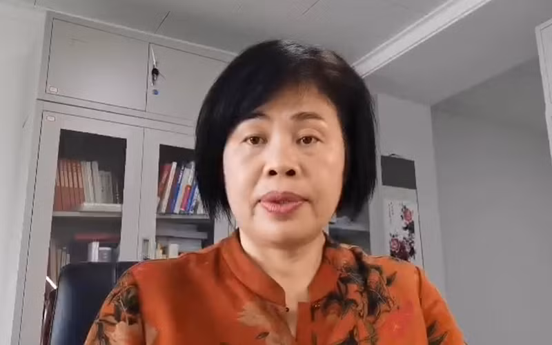 Giáo sư Phan Kim Nga, nghiên cứu viên cao cấp của Viện Nghiên cứu chủ nghĩa Mác thuộc Viện Khoa học xã hội Trung Quốc.