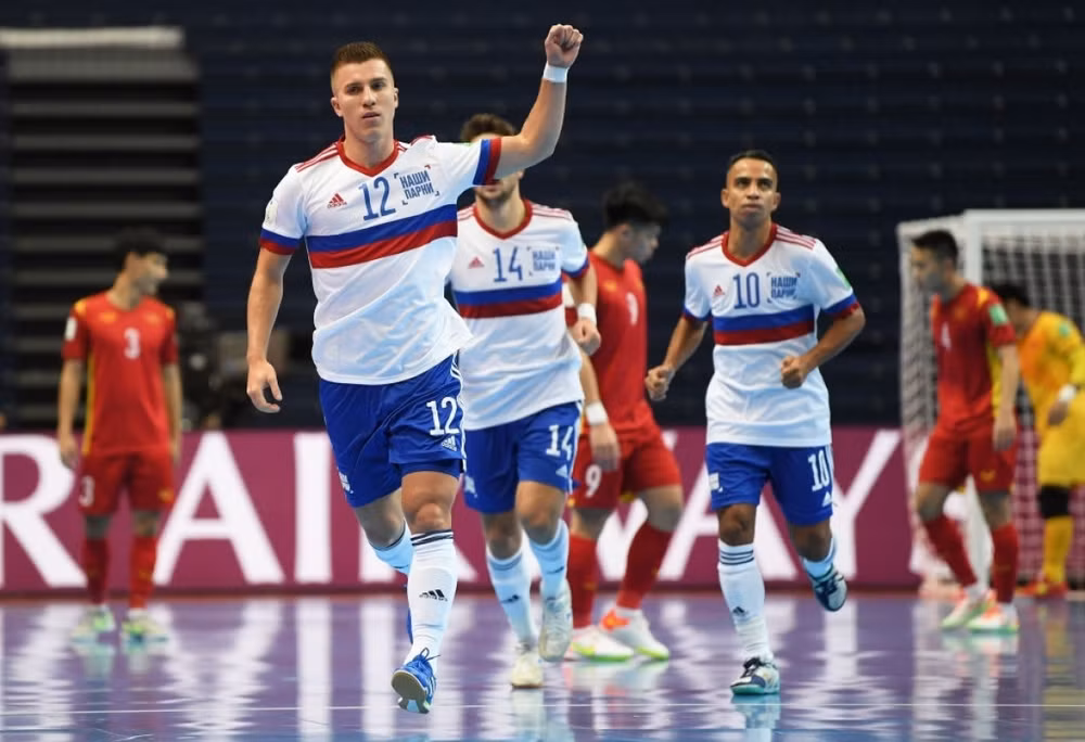Futsal Việt Nam 1-3 Nga: Việt Nam dốc lực chơi power-play -0