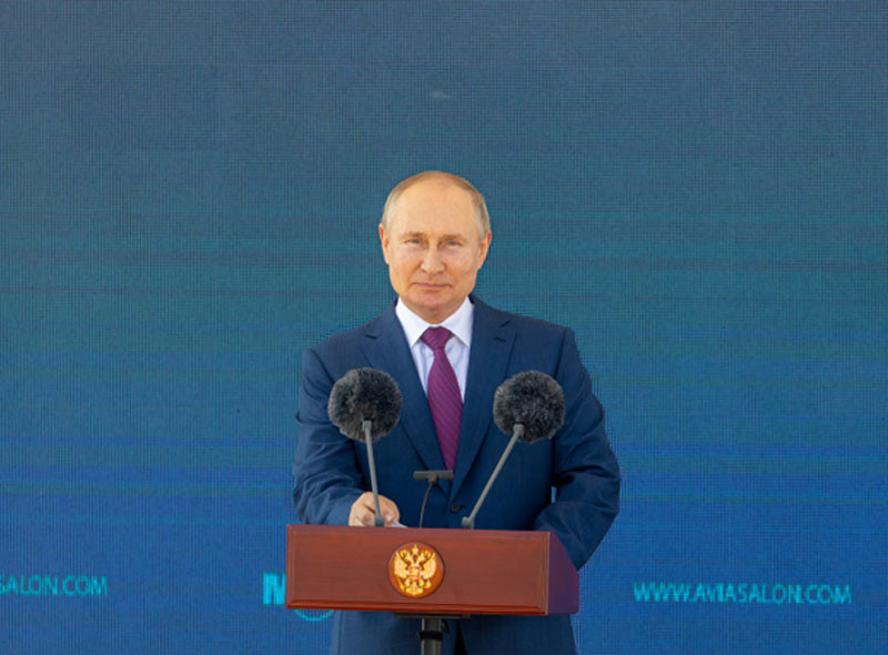 Tổng thống Nga V. Putin phát biểu khai mạc MAKS-2021. Khai mạc Triển lãm hàng không quốc tế MAKS-2021 -0