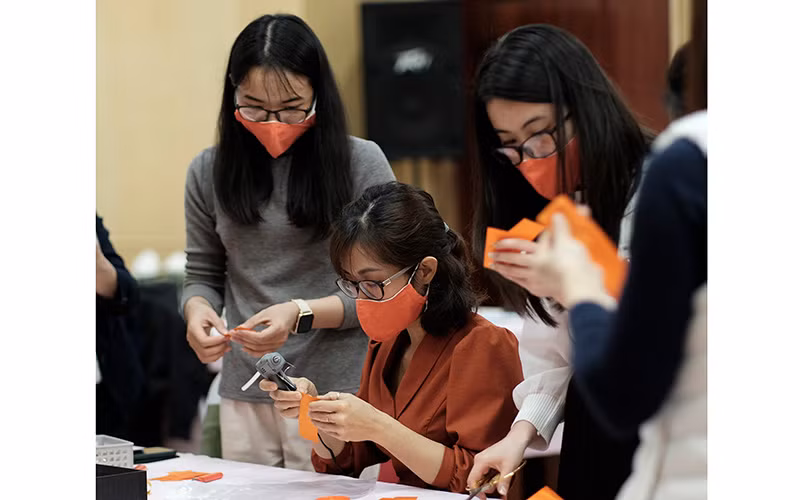 Học viên tham gia chương trình (Ảnh: UNWomen tại Việt Nam).