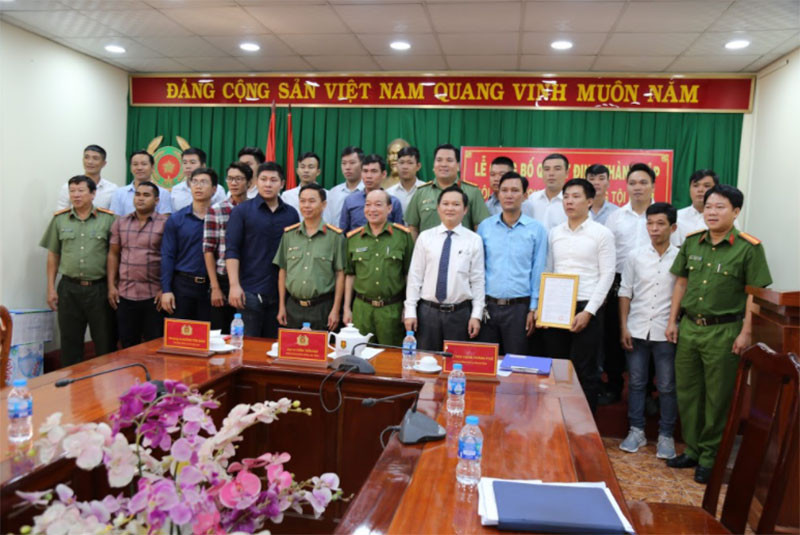 Các thành viên Đội tại buổi ra mắt. Thành lập Đội “SBC” Biên Hòa -0