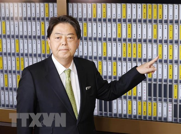 Bộ trưởng Ngoại giao Nhật Bản Yoshimasa Hayashi. (Ảnh: TTXVN)