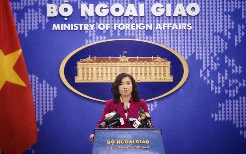 Người phát ngôn Bộ Ngoại giao Lê Thị Thu Hằng. (Ảnh: Bộ Ngoại giao Việt Nam)