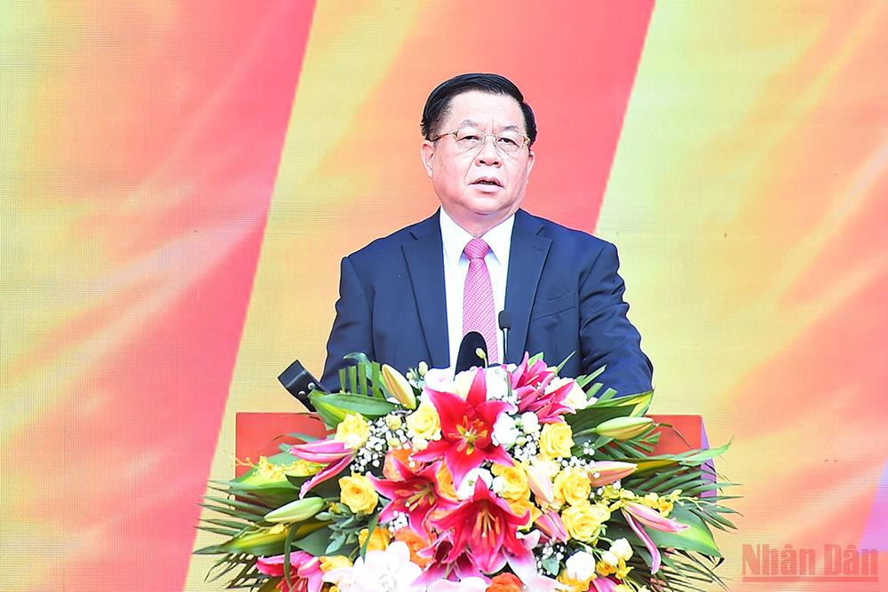 Trưởng Ban Tuyên giáo Trung ương Nguyễn Trọng Nghĩa phát biểu tại Lễ khai mạc Hội Báo toàn quốc năm 2022. Hội báo Toàn quốc 2022: Hướng tới nền báo chí đoàn kết, chuyên nghiệp, hiện đại, nhân văn -3