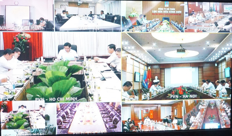 Trực tuyến tại các điểm cầu. Phát huy hiệu quả quản trị, Petrovietnam có bước tăng trưởng mạnh -0